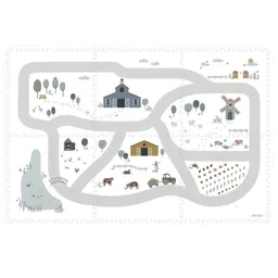 play&go Play&Go Spielteppich Puzzle EEVAA 120x180 - Farm – Produktbild 1 von 1