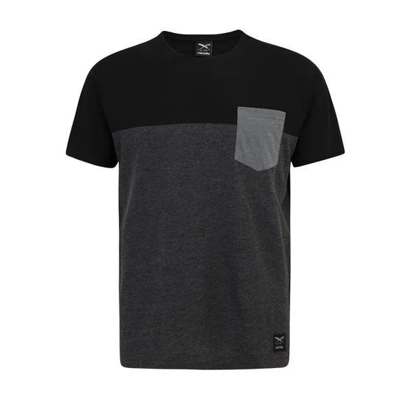 Iriedaily Iriedaily Block Pocket Tee, Black (mehrfarbig), – Produktbild 1 von 2