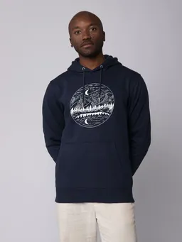 watapparel watapparel Hoodie Unisex Mountains by night – Produktbild 1 von 1
