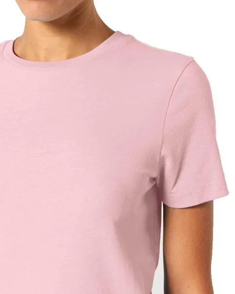 YTWOO YTWOO Bio Damen T-Shirt, enganliegend aus Bio-Baumwolle, Rosa, – Produktbild 2 von 4