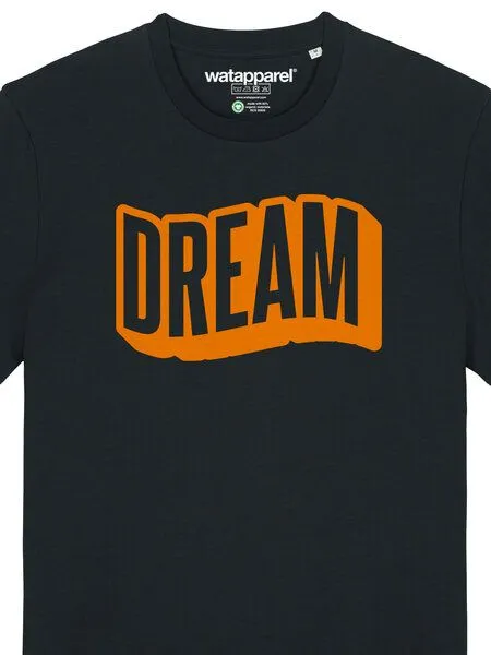 watapparel watapparel T-Shirt Unisex Dream, Black, – Produktbild 3 von 3