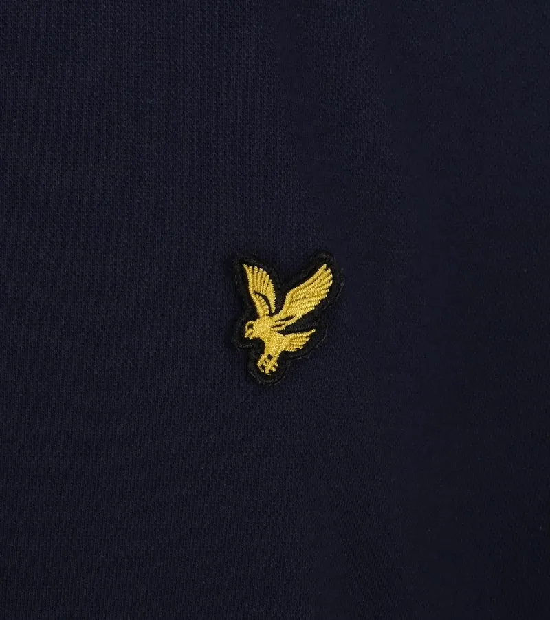 Lyle and Scott Lyle und Scott Plussize Poloshirt Marine - Größe 5XL, Dunkelblau, – Produktbild 2 von 3