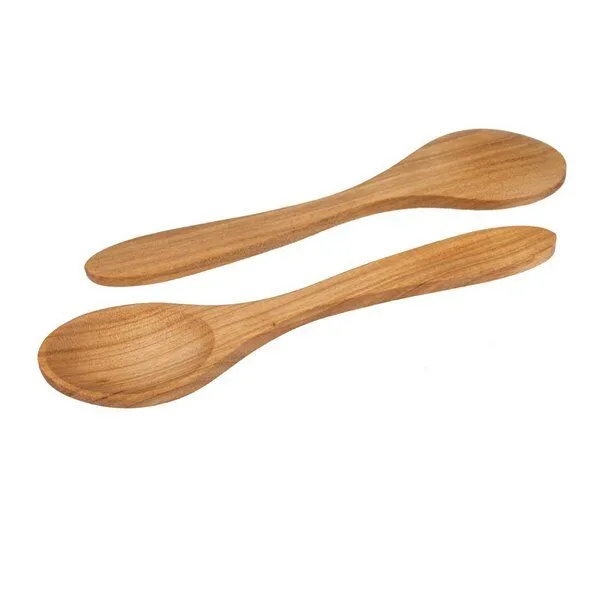ReineNatur ReineNatur Esslöffel für Kinder aus geöltem Kirschholz – Länge: 17 cm – 2er-Set – Produktbild 1 von 1