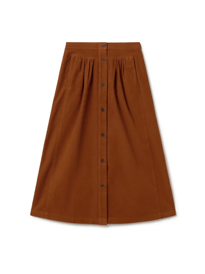 TWOTHIRDS TWOTHIRDS Damen vegan Rock Castlerock Toffee, Braun, – Produktbild 1 von 2