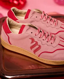 Minuit Sur Terre Minuit Sur Terre Damen vegan Sneaker Ubac Bonbonrosa – Produktbild 1 von 1
