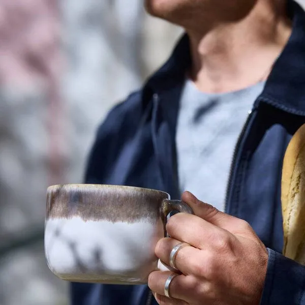 onomao onomao Große Tasse - Traditionell, Steingrau dipped, – Produktbild 2 von 4