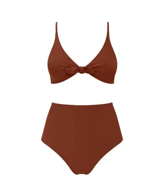 Anekdot Anekdot Bikini Set Leona Top + Core High Slip, Rust, – Produktbild 1 von 4