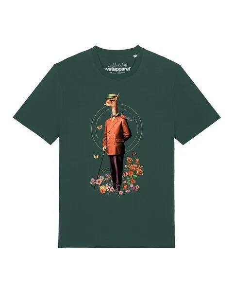 watapparel watapparel T-Shirt Unisex Fancy Llama, Glazed green, – Produktbild 1 von 2