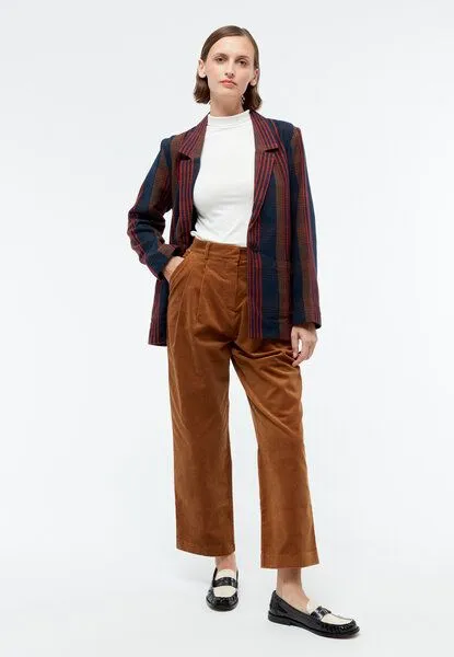 Givn Berlin Givn Berlin Flanellblazer EDITH aus Bio-Baumwolle, Blau, – Produktbild 2 von 4