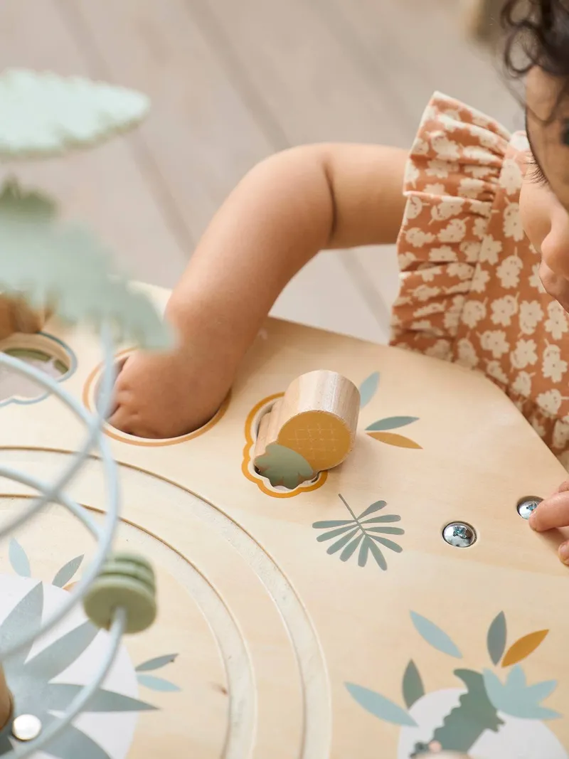 Vertbaudet Kinder Activity-Tisch PANDAFREUNDE, Mehrfarbig, – Produktbild 4 von 4