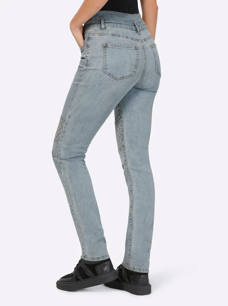 heine heine Jeans blue-bleached, Blue-bleached, – Produktbild 3 von 3