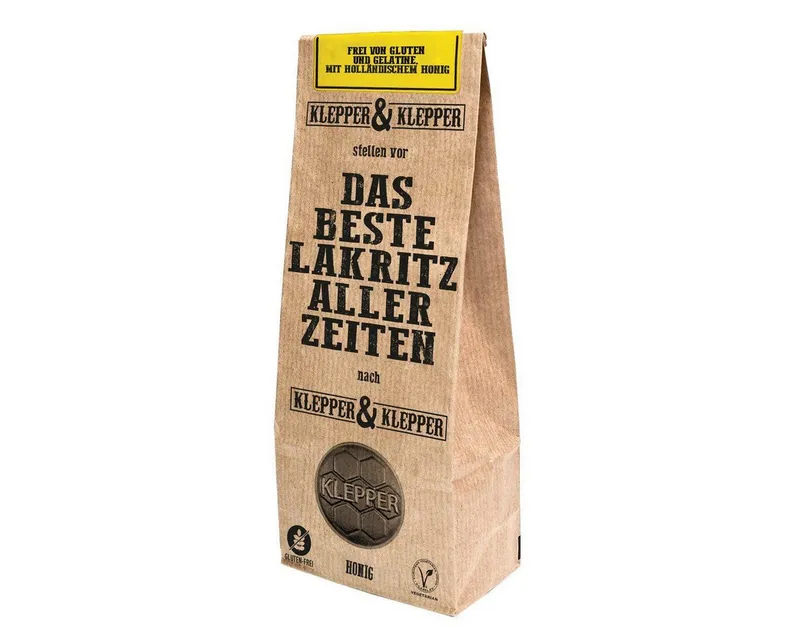 Klepper & Klepper Klepper & Klepper Süßigkeit Klepper & Klepper „Das Beste Lakritz Aller Zeiten“ mit Honig 200 g – Produktbild 1 von 3