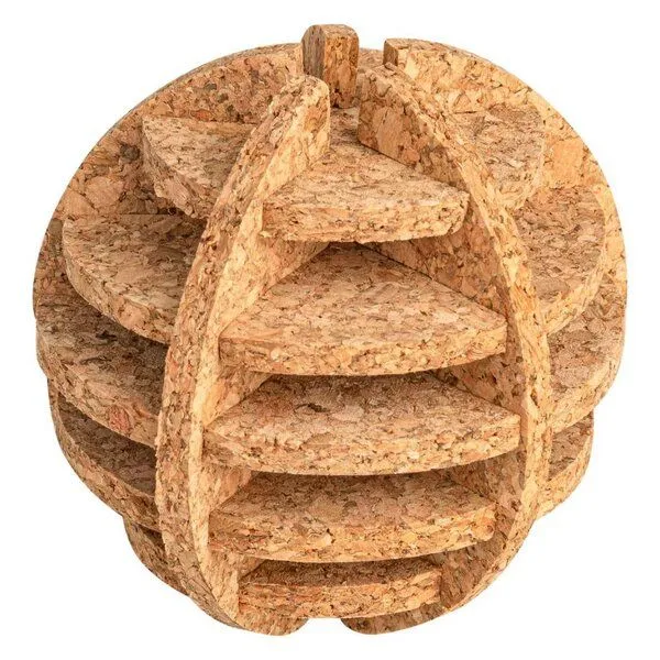 Kork-Deko Kork-Deko 3D-Korkkugel für Vögel – Produktbild 1 von 4