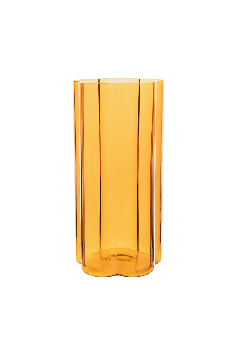 Tranquillo Tranquillo Vase RAIINBOW groß – Borosilikatglas, Orange, – Produktbild 2 von 2