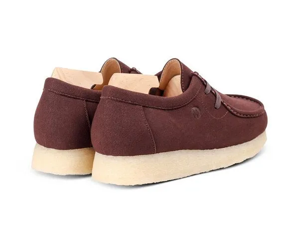 World Walkers World Walkers Vegane Damen Schuhe WALLABEE mit Kreppsohle aus Naturkautschuk, Chestnut (braun), – Produktbild 3 von 4
