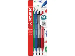 Stabilo STABILO 4er-Set Kugelschreiber "Pointball colorful", sortiert – Produktbild 1 von 1