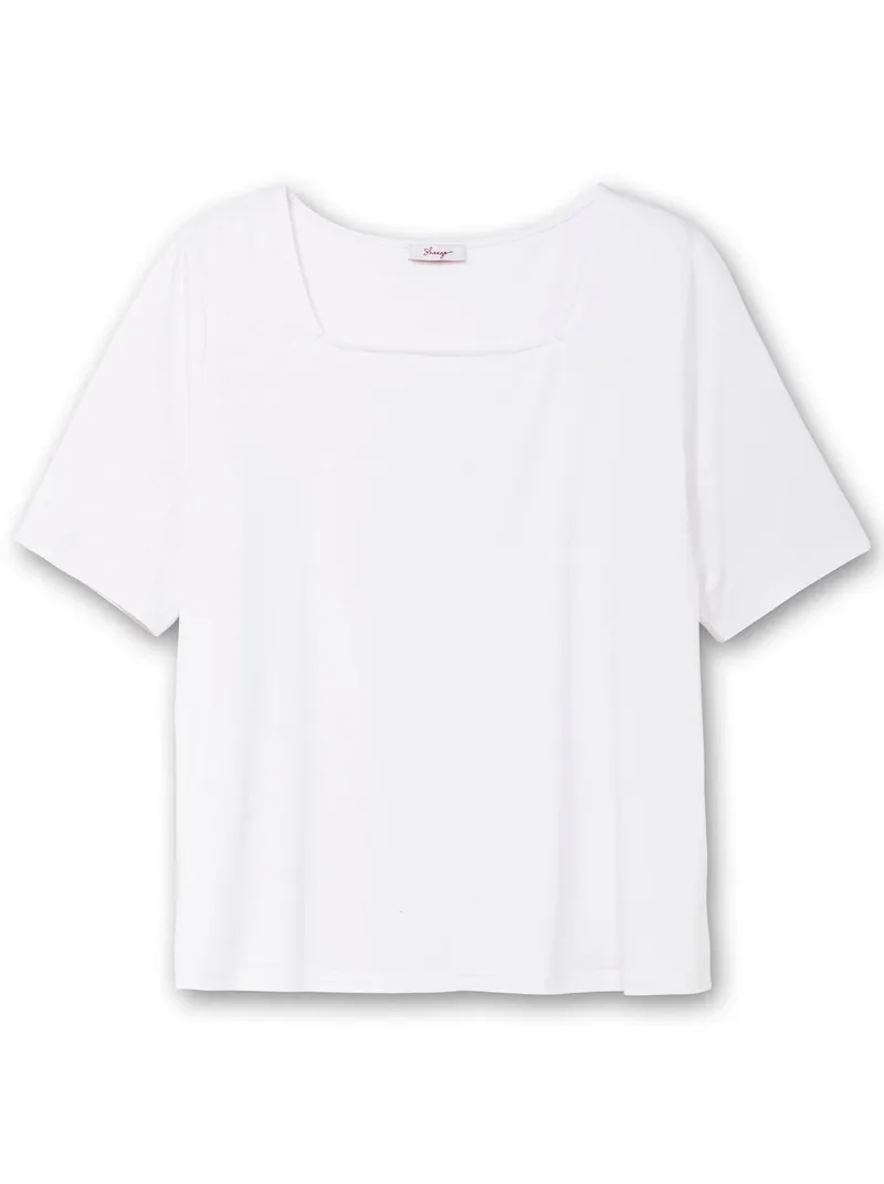 sheego Shirt ecru, Ecru, – Produktbild 1 von 2