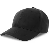 Atlantis Headwear Atlantis Headwear Atlantis Cap Kappe Wildleder Imitat Baseballkappe aus recyceltem Polyester mit verstellbarem Metallverschluss, Schwarz, – Produktbild 1 von 1