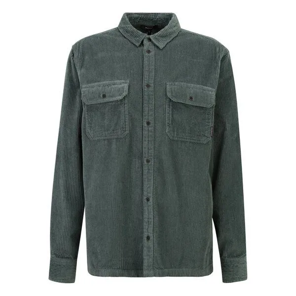 Iriedaily Iriedaily Bubble Cord Shirt, Cool jungle (grün), – Produktbild 1 von 3