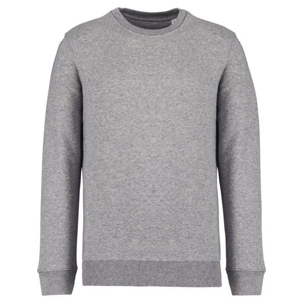 Greenspired Greenspired Umweltfreundliches Unisex-Sweatshirt mit Rundhalsausschnitt 350g/m² XXS - 4 XL (slimfit), Meliertes grau, – Produktbild 1 von 1