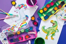 Faber-Castell Faber-Castell Farbkasten "Connector" 12 Farben, Dino – Produktbild 1 von 1
