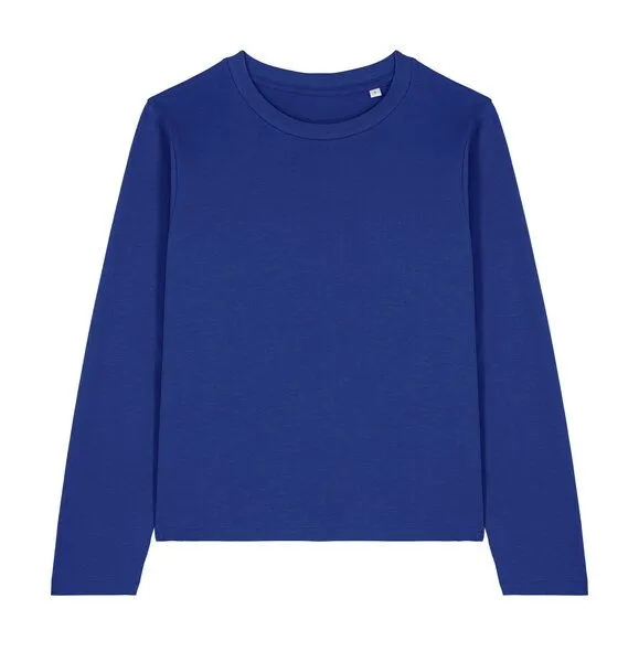Greenspired Greenspired Umweltfreundliches Damen Bio Premium Longsleeve 180 g/m² XS - XXL, Königsblau, – Produktbild 1 von 1