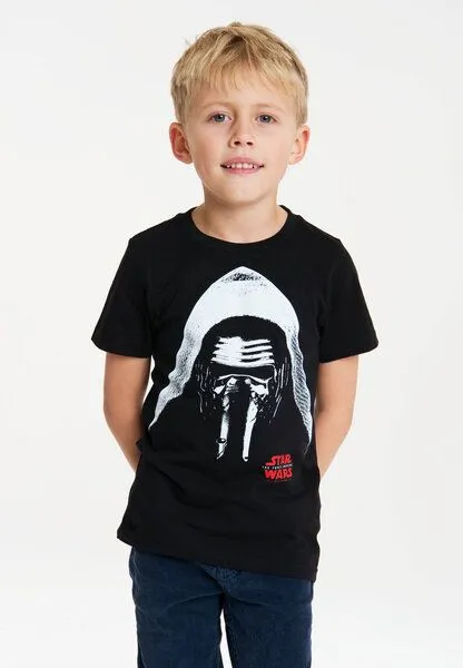 LOGOSH!RT LOGOSH!RT Star Wars - Kylo Ren - Kinder - Bio T-Shirt, Schwarz, – Produktbild 3 von 3