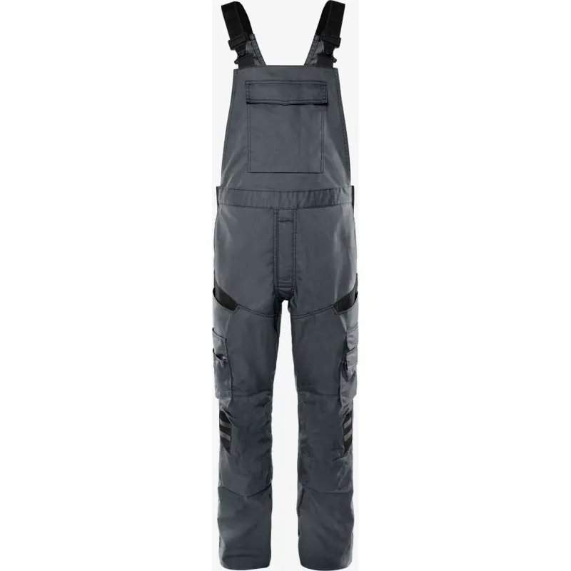 Fristads Latzhose Fristads 1556 STFP, Grau, – Produktbild 2 von 2