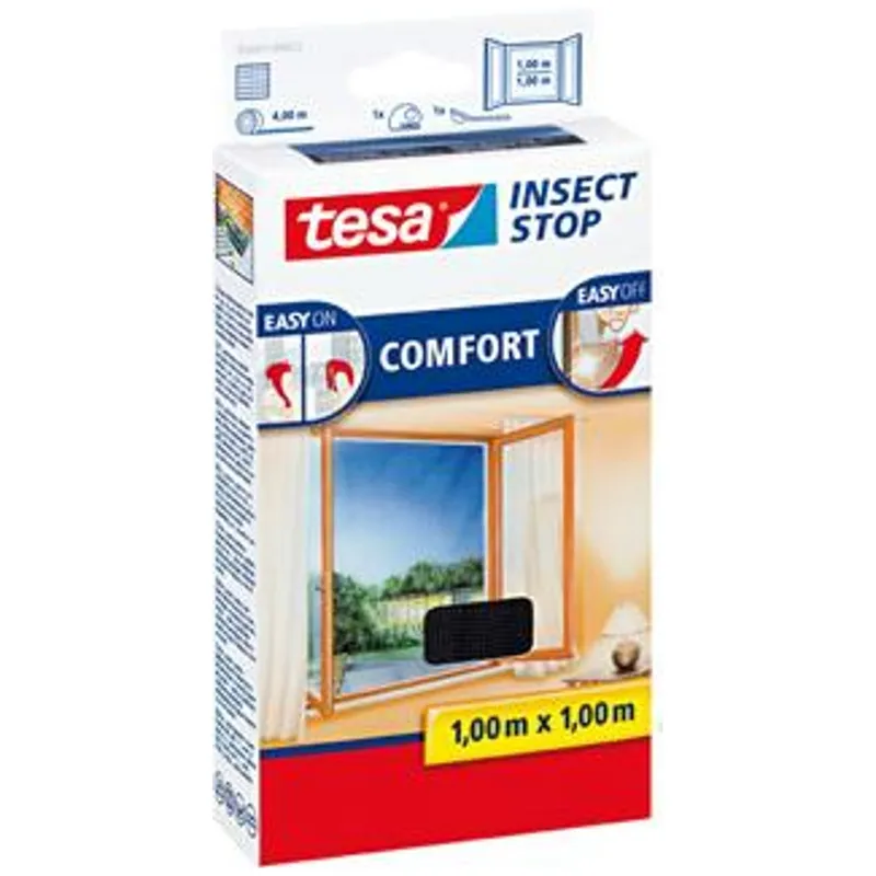 Tesa Tesa Klettband Ersatzrolle für Fliegengitter, 5,6 m x 9 mm, Weiß, – Produktbild 2 von 7