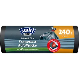Swirl Swirl Schwerlast-Müllsäcke "Profi" mit Zugband, 240 l, 6 Stk. – Produktbild 1 von 1