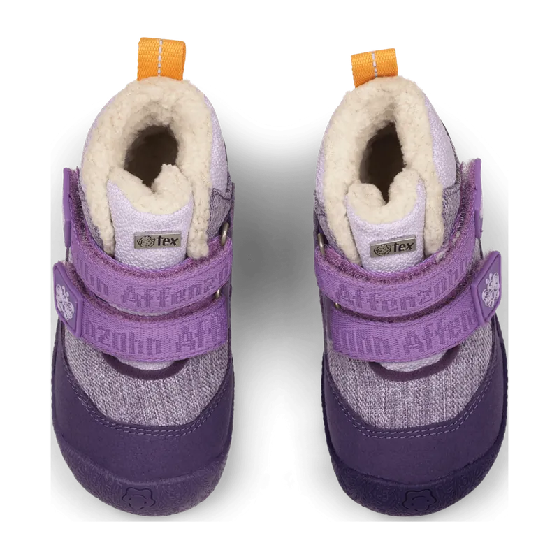 Affenzahn Affenzahn Lauflerner Winterstiefel Vegan Snuggy Sc für Kinder, lila, Größe 23 EU, Lila, – Produktbild 6 von 6