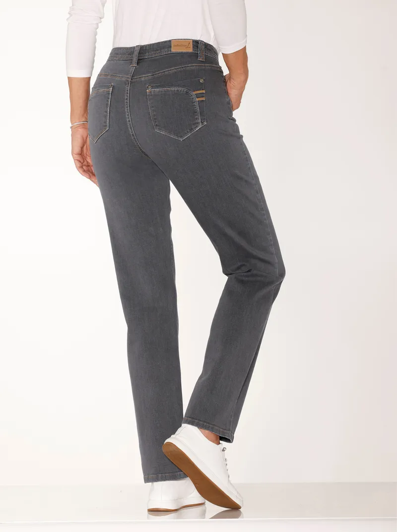 Witt 5-Pocket-Jeans anthrazit-grey-denim, Anthrazit-grey-denim, – Produktbild 1 von 3