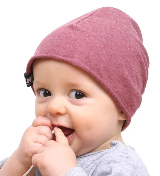 Lena Schokolade Lena Schokolade Baby-Mütze, Rosa meliert, – Produktbild 1 von 1