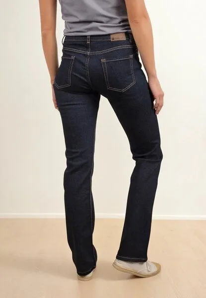 TORLAND TORLAND Straight Fit Damenjeans JOAN, Dark wash (blau), – Produktbild 5 von 6