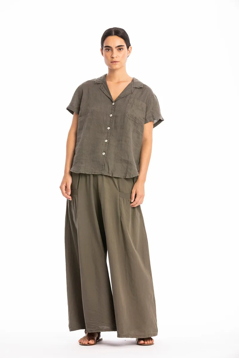 RAVENS VIEW IBIZA RAVENS VIEW IBIZA Damen vegan Hemd Elly Bison Braun, Braun, – Produktbild 2 von 2