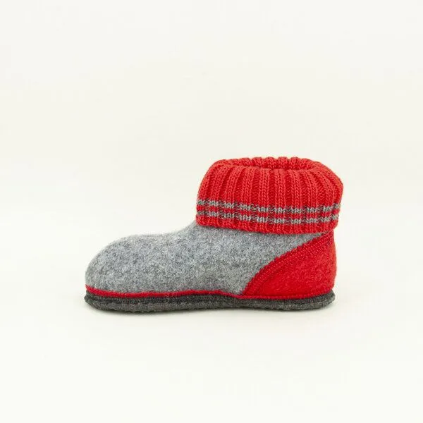 Kitz-Pichler Kitz-Pichler Walkpantoffel Oetz Kinder, Grau, – Produktbild 4 von 4