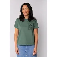 watapparel watapparel T-Shirt Frauen Tarot The Sun, Green bay, – Produktbild 1 von 1