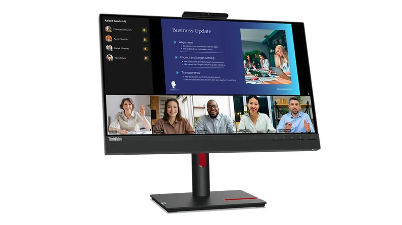 Lenovo Lenovo ThinkVision T24v-30 - LED-Monitor - 61 cm (24") – Produktbild 3 von 3