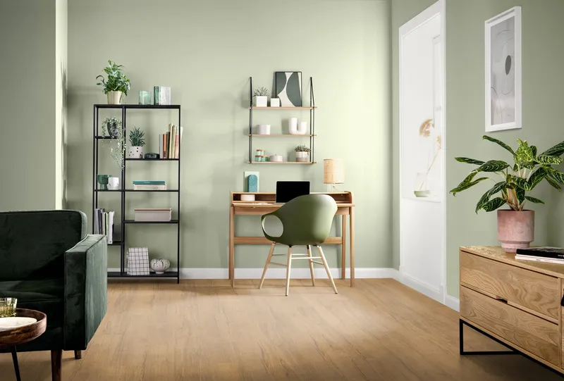 Egger Egger Laminat NatureSense* EL2096 Elva Eiche honig, (8mm, 1,995qm), Praktisch & Pflegeleicht, Braun, – Produktbild 5 von 5