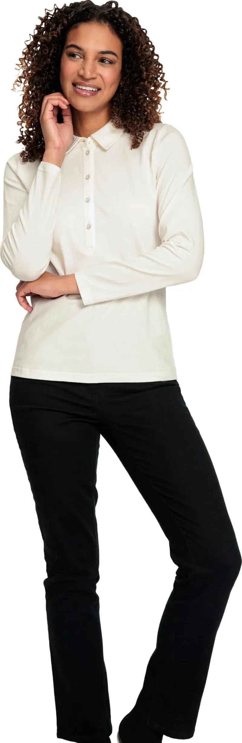 Witt Poloshirt ecru, Ecru, – Produktbild 2 von 2