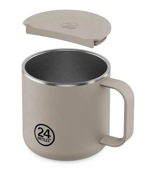 24bottles 24bottles Isolierter Casa Mug 340 ml, aus Edelstahl, Linen, – Produktbild 2 von 2