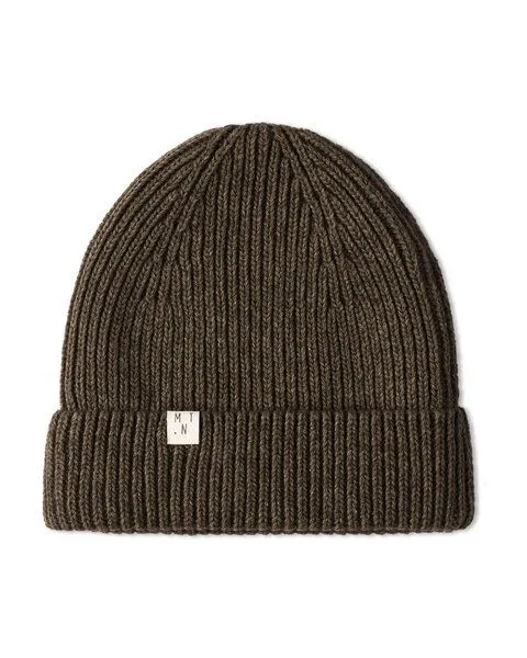 MATONA Matona Strickmütze für Kinder, Frauen und Männer aus Bio-Baumwolle und Lammwolle / Beanie, Olive, – Produktbild 3 von 3