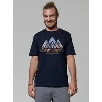 watapparel watapparel T-Shirt Unisex Geometric Landscape, French navy, – Produktbild 1 von 1
