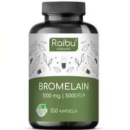 Raibu Natural Raibu Natural Bromelain I 150 Kapseln – Produktbild 1 von 1