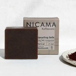 NICAMA NICAMAᵘᵖ Upcycling-Seife mit Peelingeffekt - Kaffeesatz – Produktbild 1 von 1