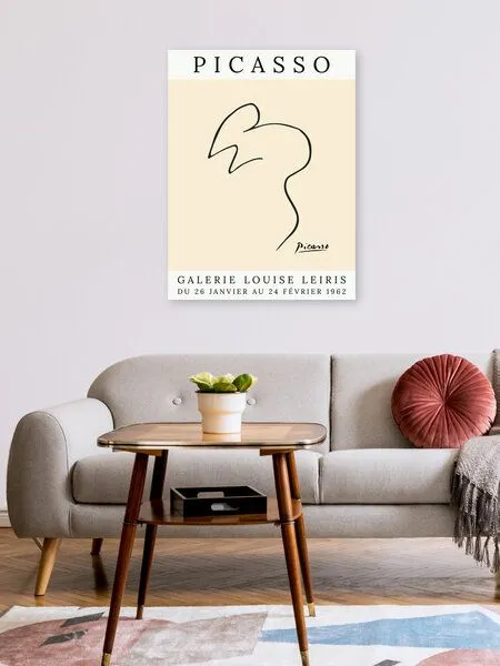 Photocircle Photocircle Poster / Leinwandbild - Picasso Maus – beige – Produktbild 2 von 4