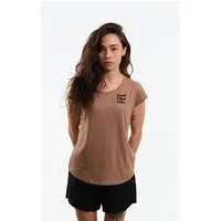 Gary Mash GARY MASH Shirt Asheville Good Vibes aus Modal®-Mix, Braun, – Produktbild 1 von 1