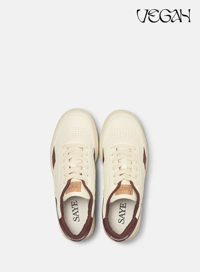 SAYE SAYE Herren vegan Sneaker Modelo 89, Dunkelrot, – Produktbild 1 von 2