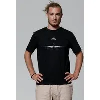 watapparel watapparel T-Shirt Lost in space, Black, – Produktbild 1 von 1