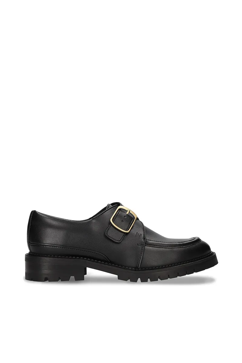 NAE NAE Damen vegan Slipper Roda Veganes Öko-Leder Schwarz, Schwarz, – Produktbild 1 von 2